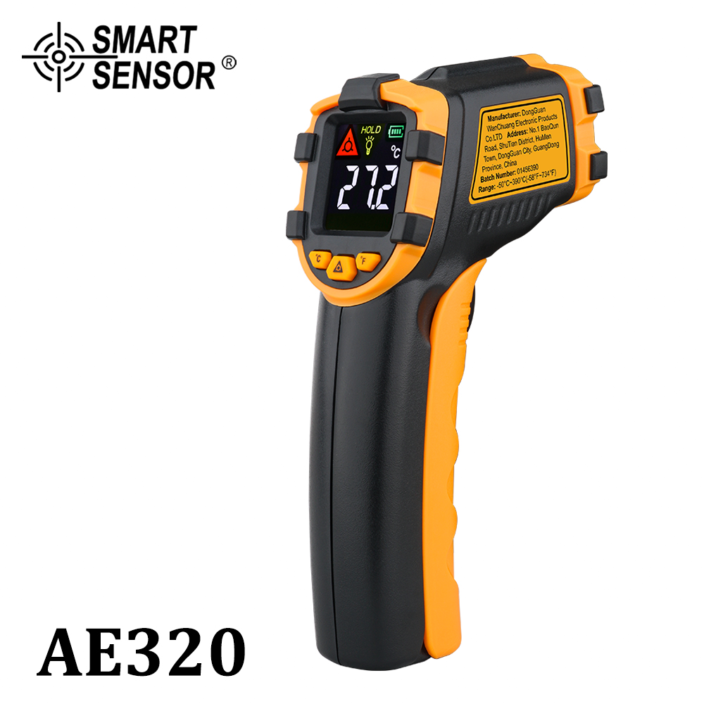 Industrial Infrared Laser - LCD Laser Meter Digital Infrared Thermometer