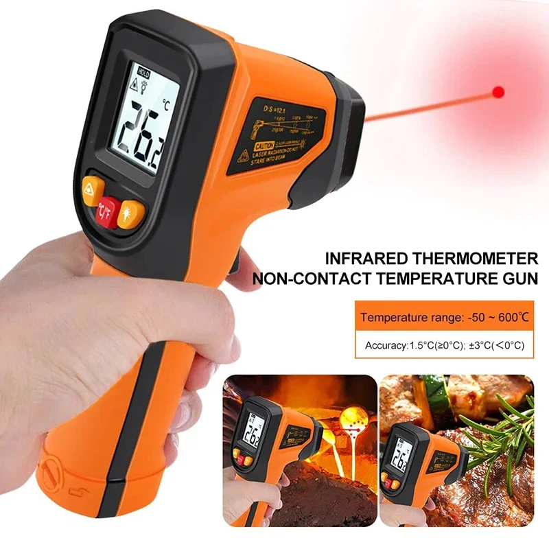Industrial Infrared Laser - T400 T600 Digital Infrared Thermometer -50~600℃