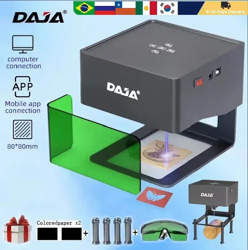 Industrial Laser Printing Machine - DAJA DJ6 Laser Engraver Diy Laser