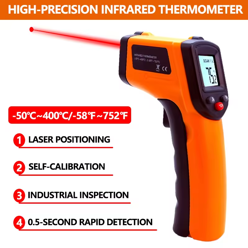Industrial Infrared Laser - Handheld Infrared Thermometer Temperature Gun Non-Contact