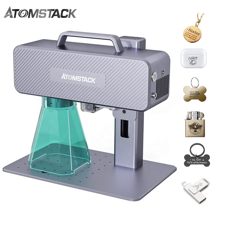 Industrial Laser Printer - ATOMSTACK M4 Desktop Mini Handheld Industrial