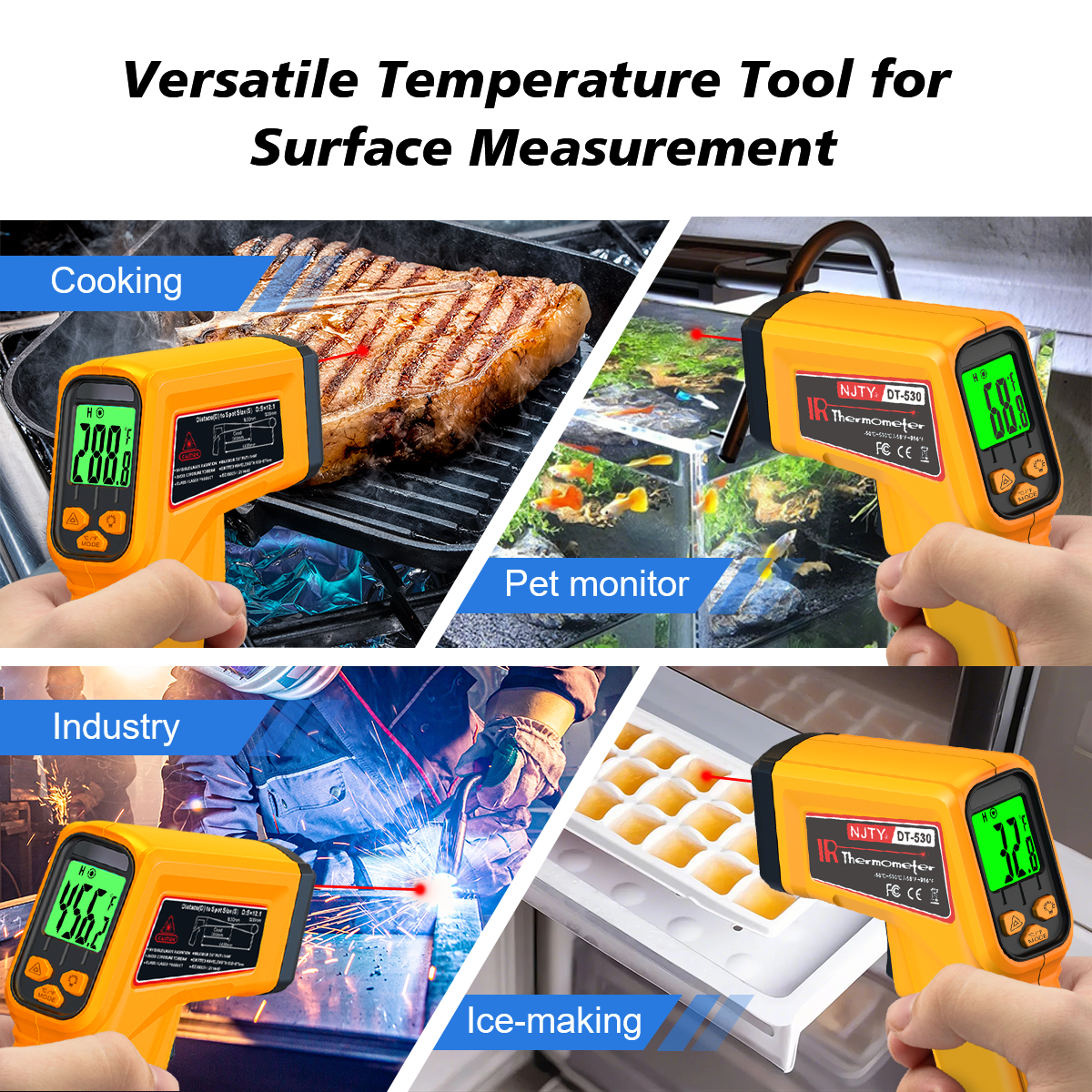 NJTY Infrared Thermometer Lase - Industrial Infrared Laser review and price