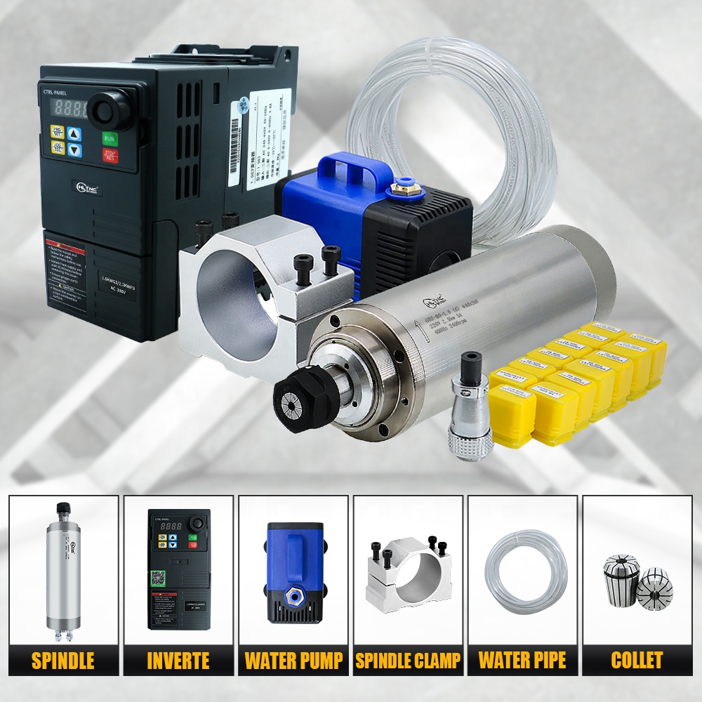 220V ER20 2.2kw 80mm Water Coo - Cnc Milling Machine review and price