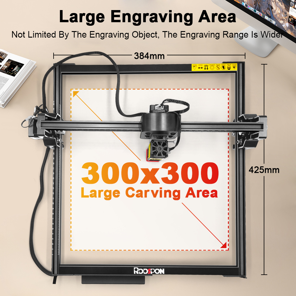 RDDSPON Laser Engraver 2.5W 7W - Industrial Laser Printing Machine review and price
