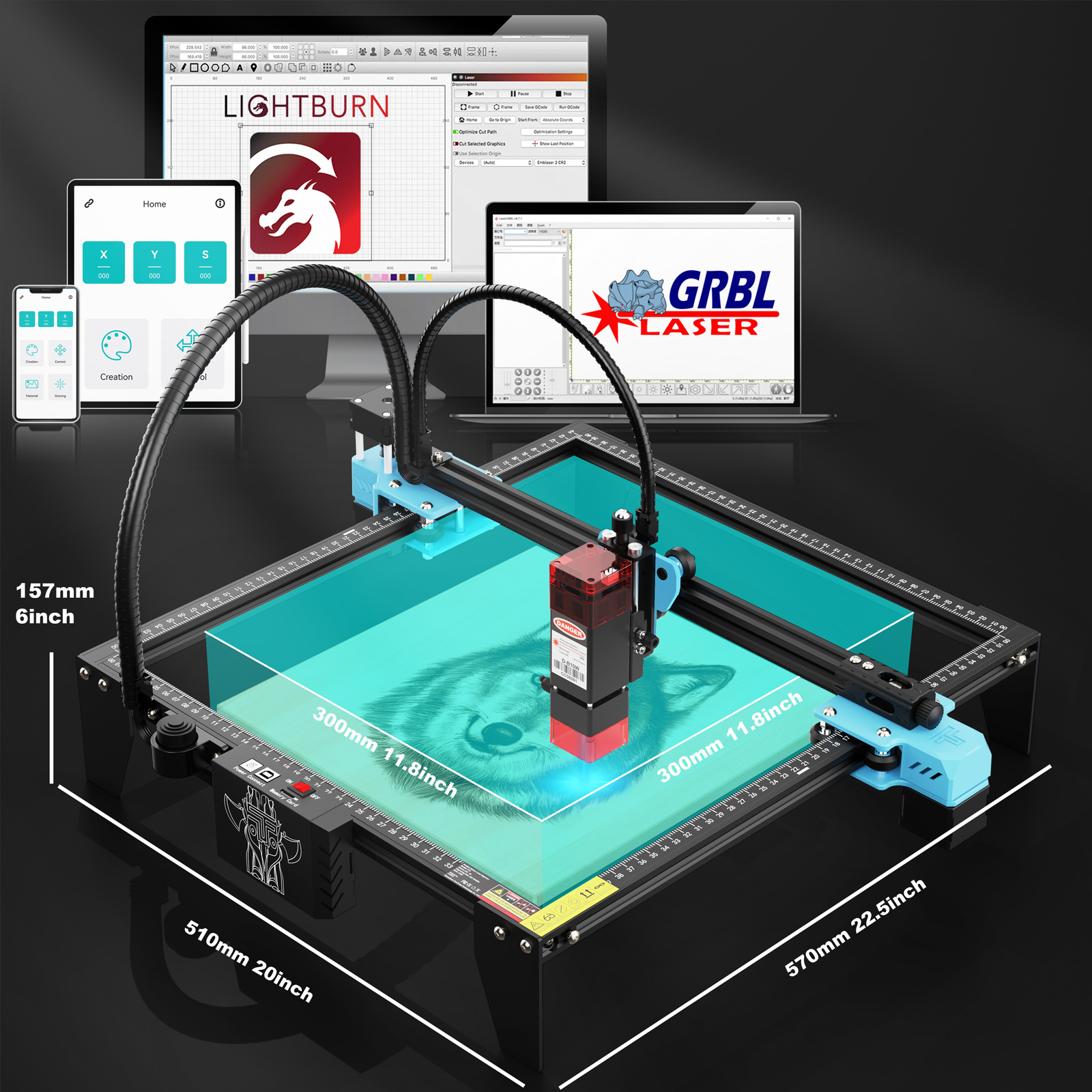 TwoTrees TTS-10 Pro 80W Laser  - Industrial Laser Printing Machine review and price