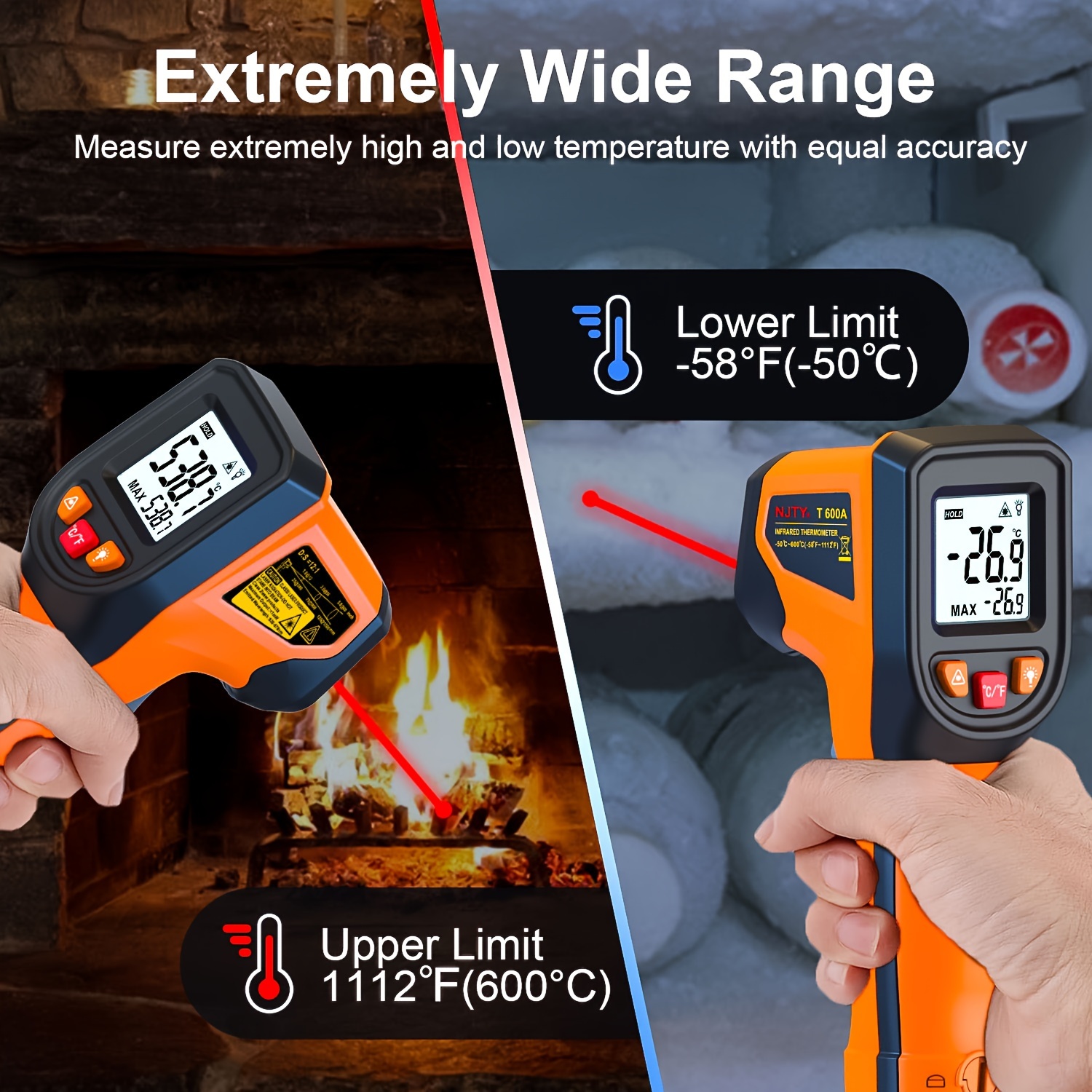NJTY T600T600A Laser Temperatu - Industrial Infrared Laser review and price