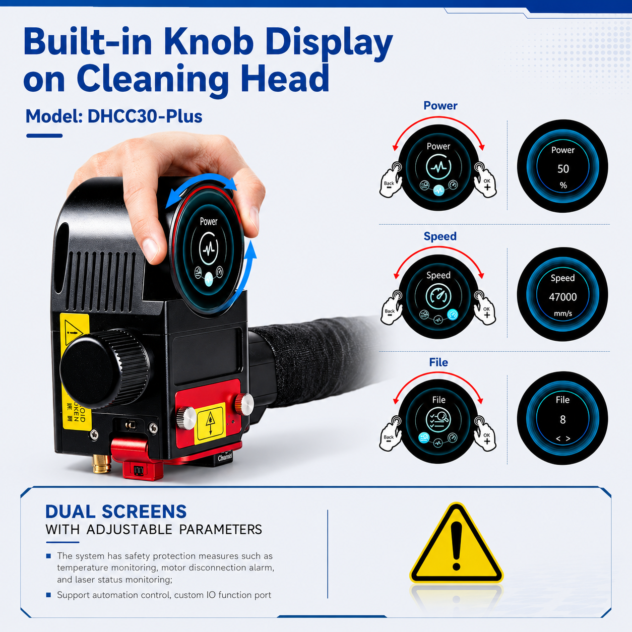 2000W Air Cooled Double Swing  - Industrial Laser Cleaning Equipment review and price