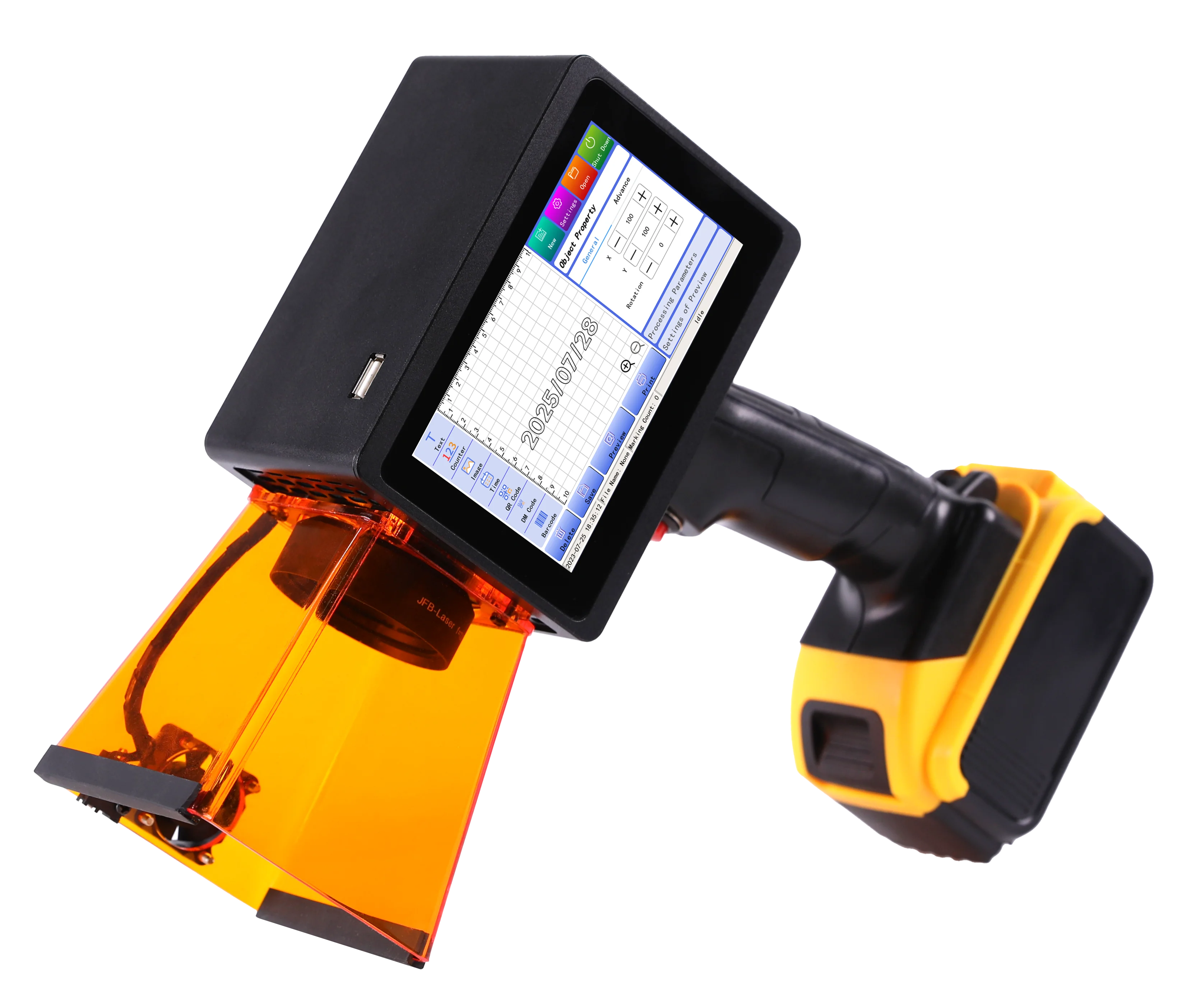 10W Handheld Portable Laser En - Industrial Laser Printing Machine review and price