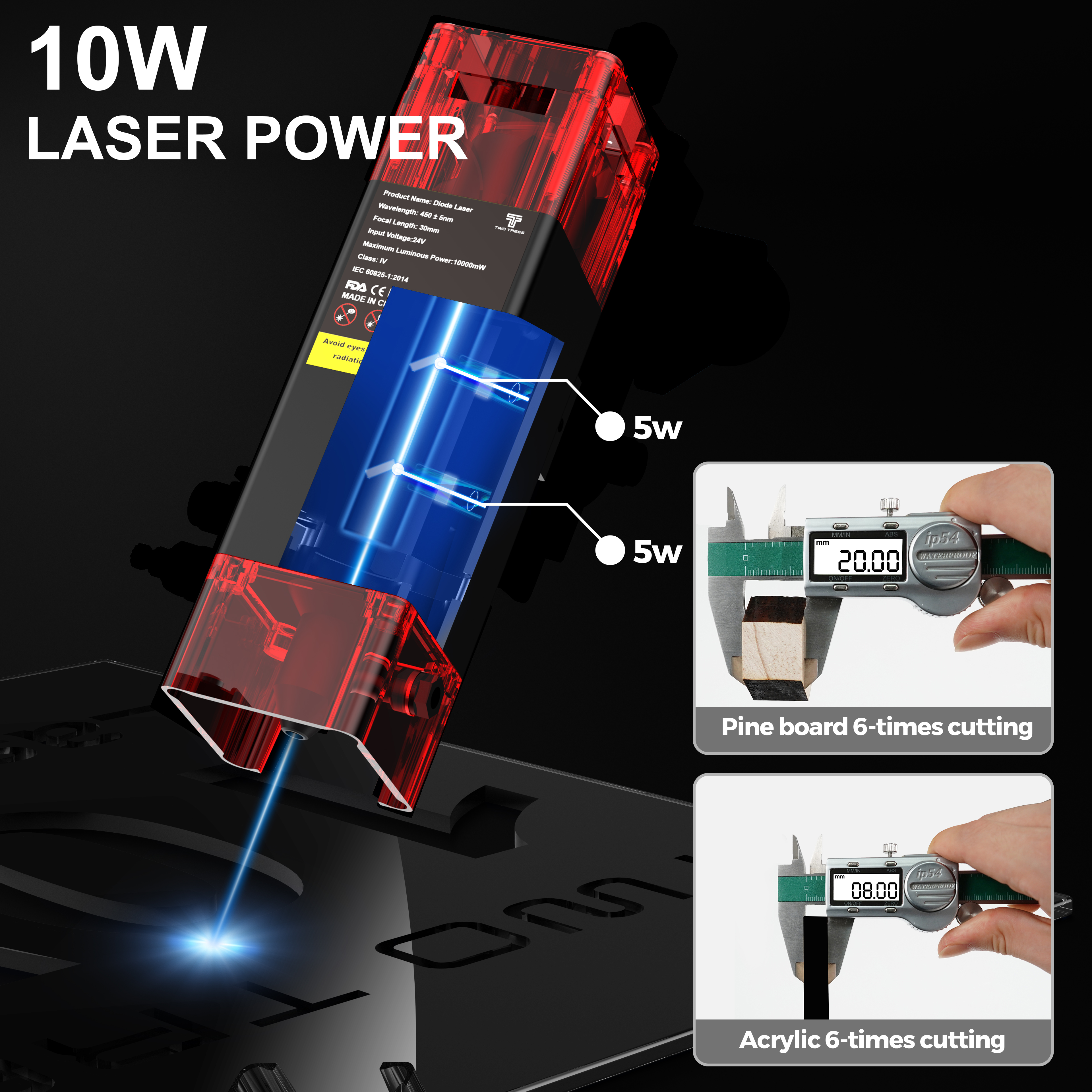 TWOTREES TTS-10 Pro Laser Engr - Industrial Laser Printing Machine review and price