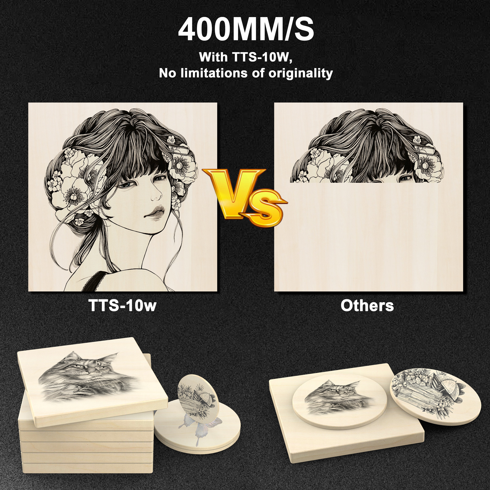TWOTREES TTS-10 Pro Laser Engr - Industrial Laser Printing Machine review and price
