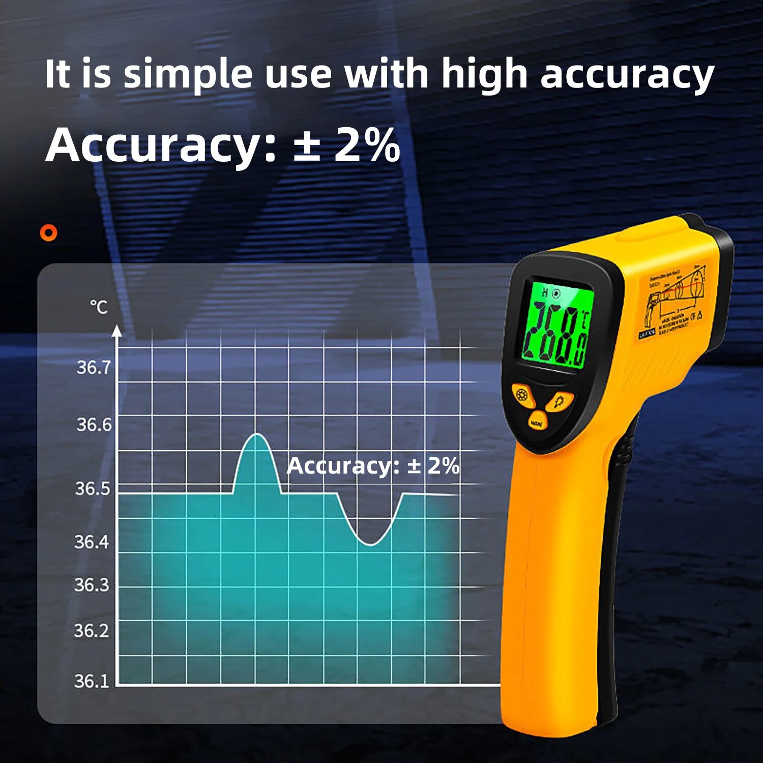 Digital Infrared Thermometer - - Industrial Infrared Laser review and price
