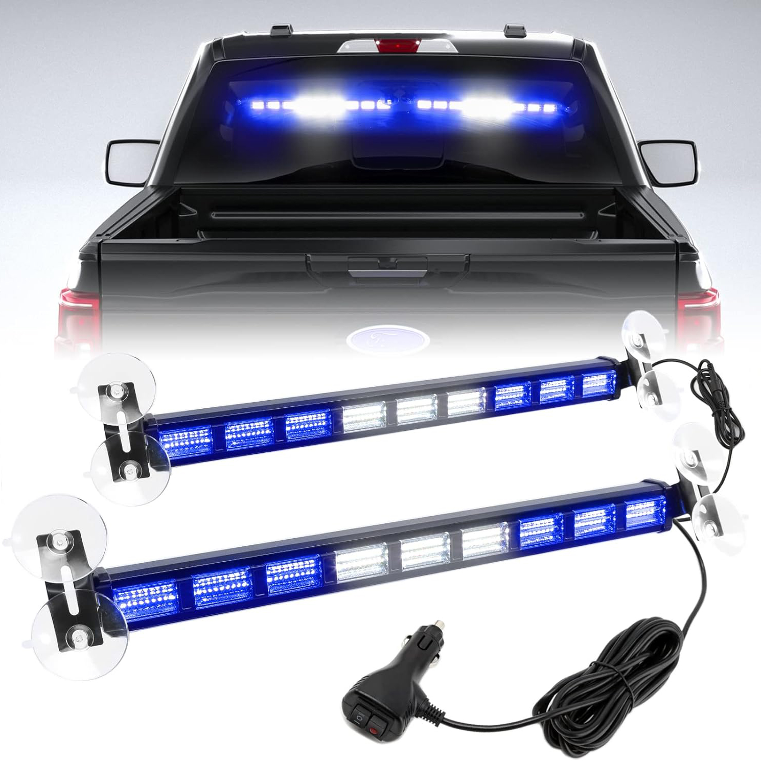 2in1 Car Emergency Light Bar W - Industrial Laser Pointer 24V review and price