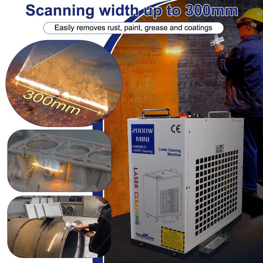 3000W Laser Cleaning Machine F - Industrial Laser Paint Remover review and price