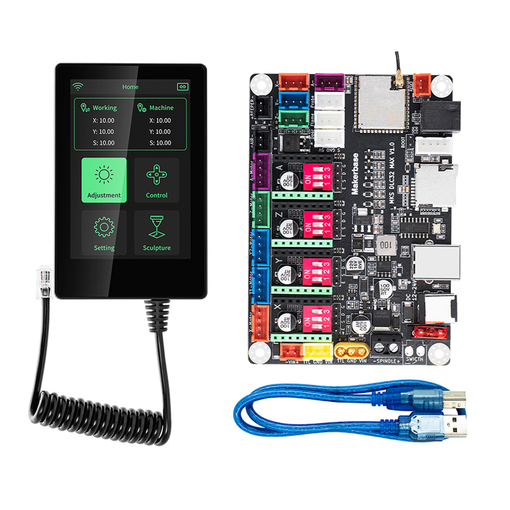 Makerbase MKS DLC32 MAX TMC220 - Controller Grbl Board review and price