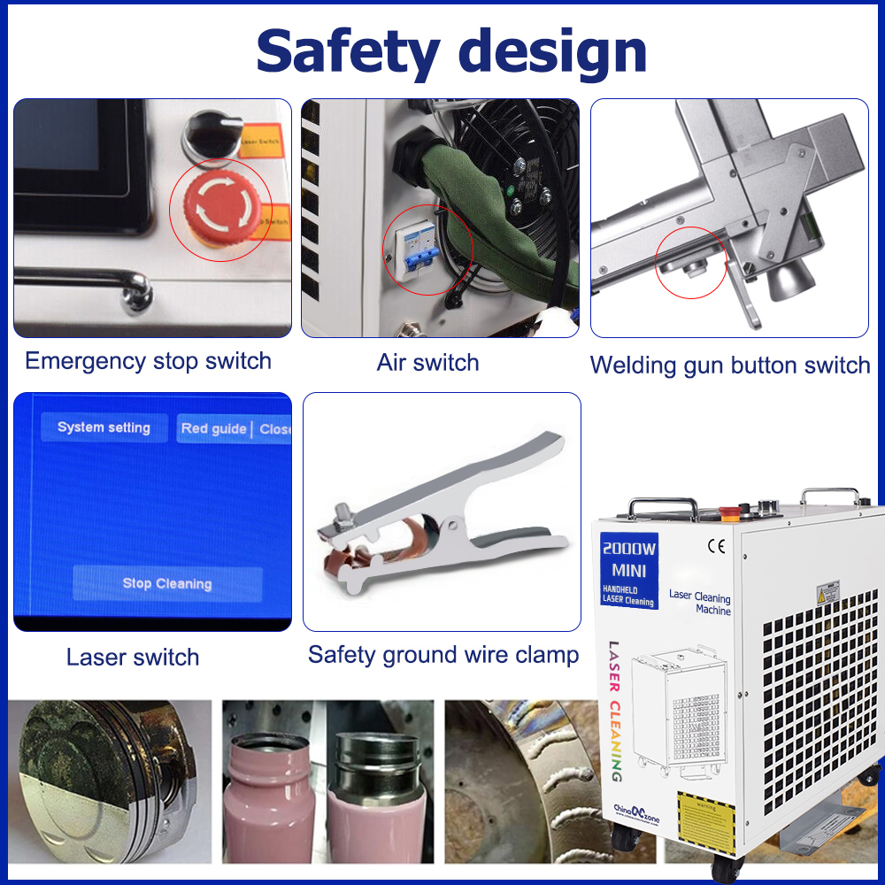 1500W Fiber Laser Cleaning Mac - Industrial Laser Paint Remover review and price